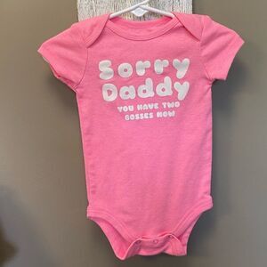 Bundle (2) Baby Girl 6 Month Onesies